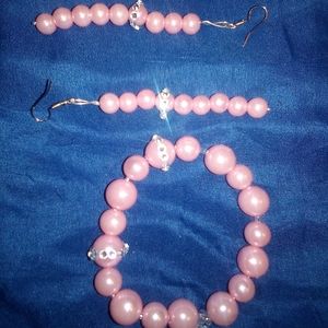 Pink pearl set